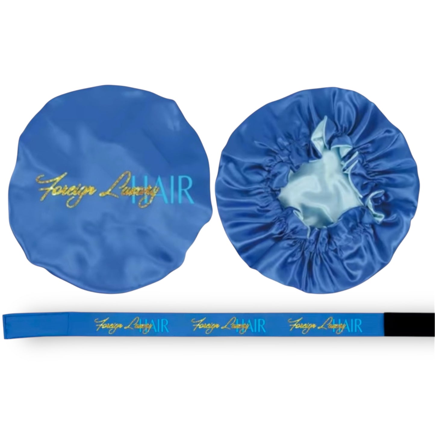 Foreignluxuryhair Silk Bonnet and melt band set