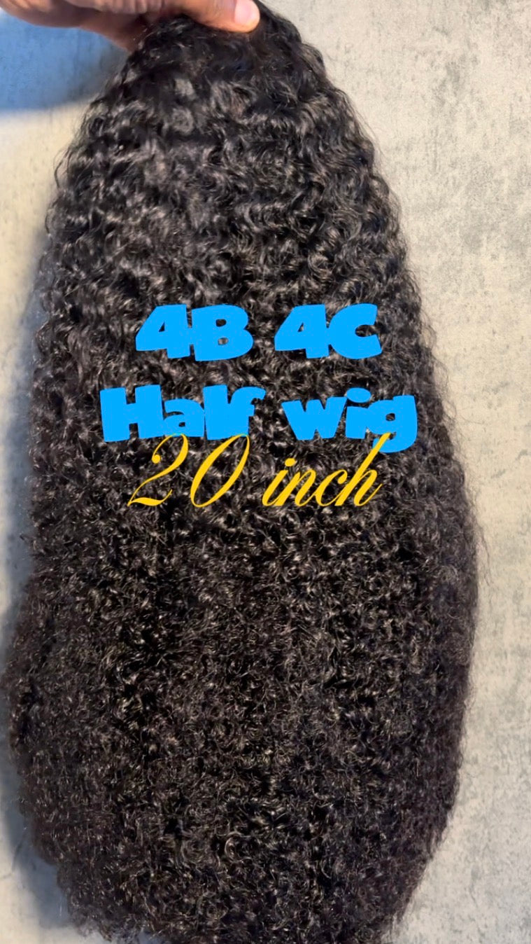 4A 4B half wig