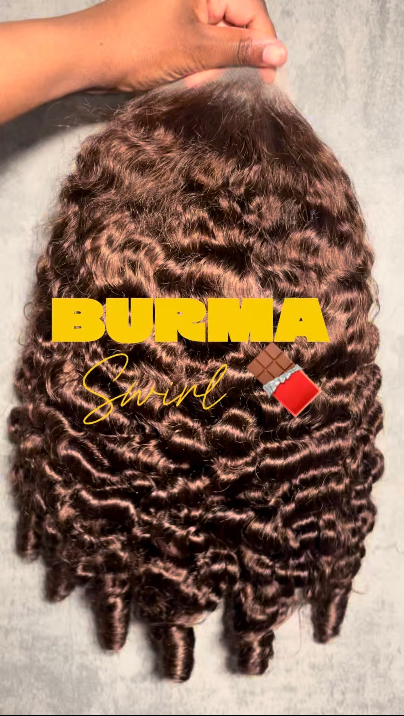 Burma Swirl 🌀 Unit chocolate brown🍫