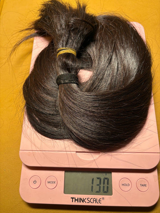 Raw Filipino freshly cut single donor ponytail